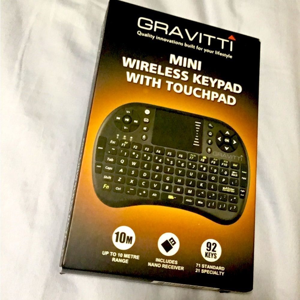 New in Box Gravitti Mini Wireless Keypad